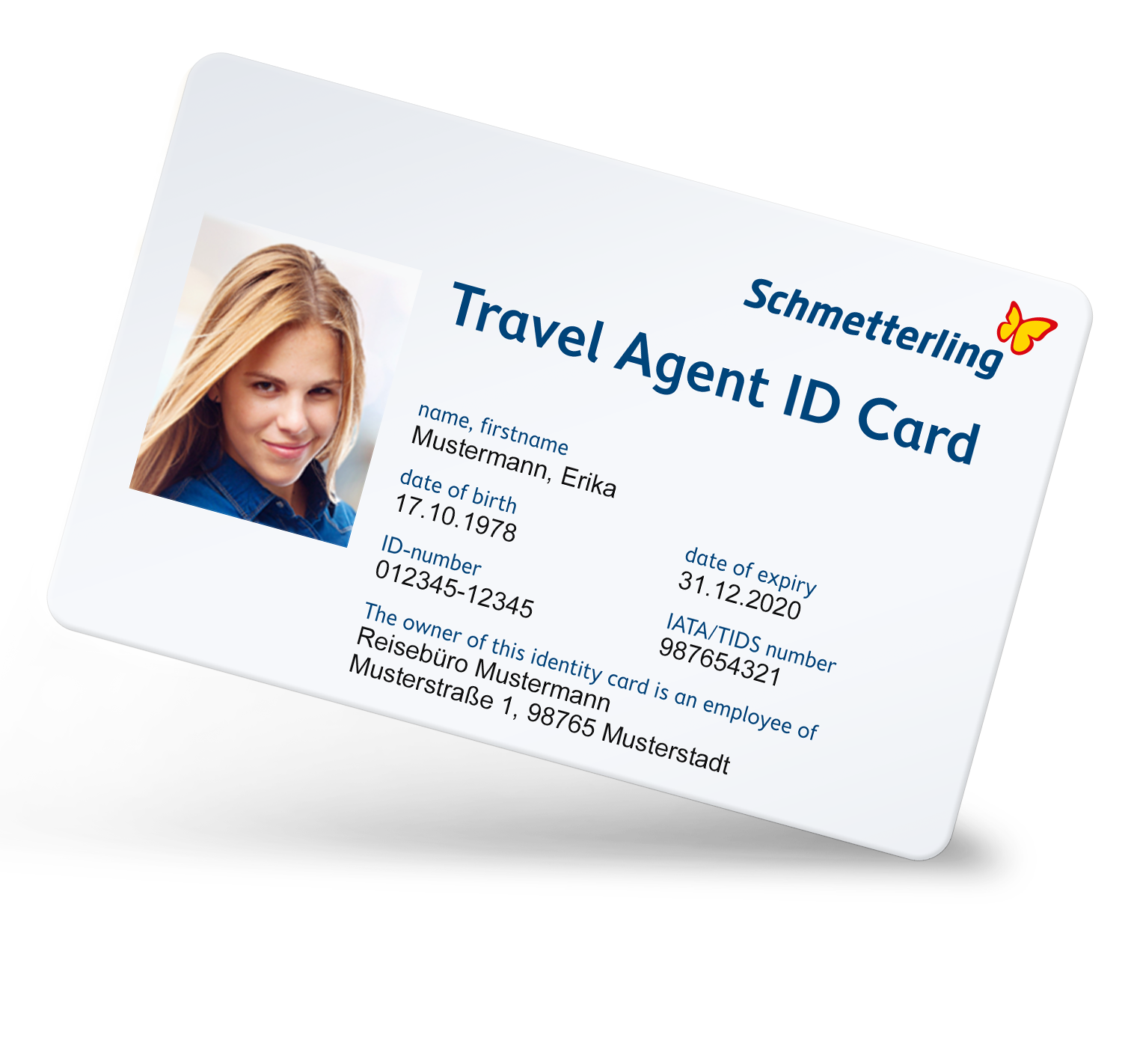 Travel Agent Cards Schmetterling International GmbH & Co. KG